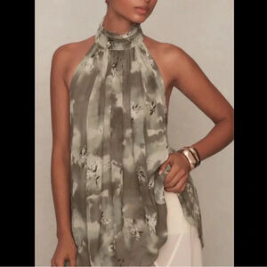 NWT Anthropologie halter sleeveless tunic/mindress 1x